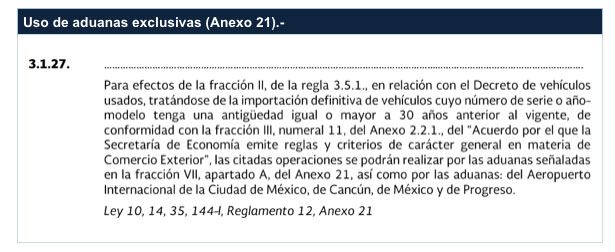 Reglas anticipadas de Comercio Exterior Comentarios